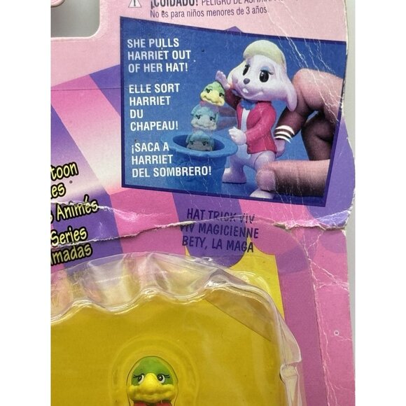 Vintage Littlest Pet Shop Tree House Gang Hat Trick Viv 1995 Kenner CARDED - Picture 3 of 4